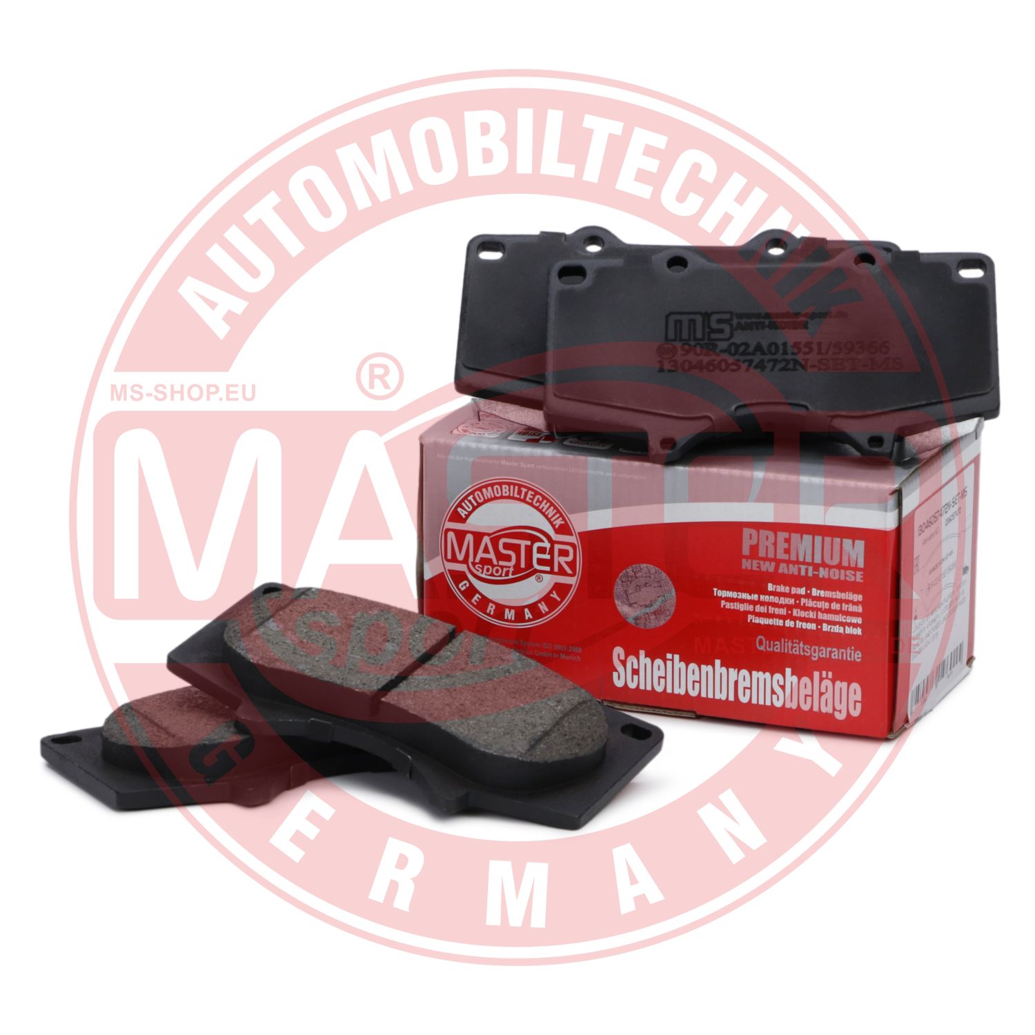 Placute frana MASTERSPORT GERMANY 13046057472N-SET-MS